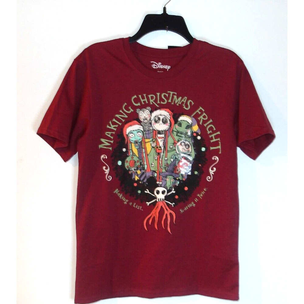 Disney Childs Small/ Burgundy Nightmare Before Christmas Jack Skellington TShirt